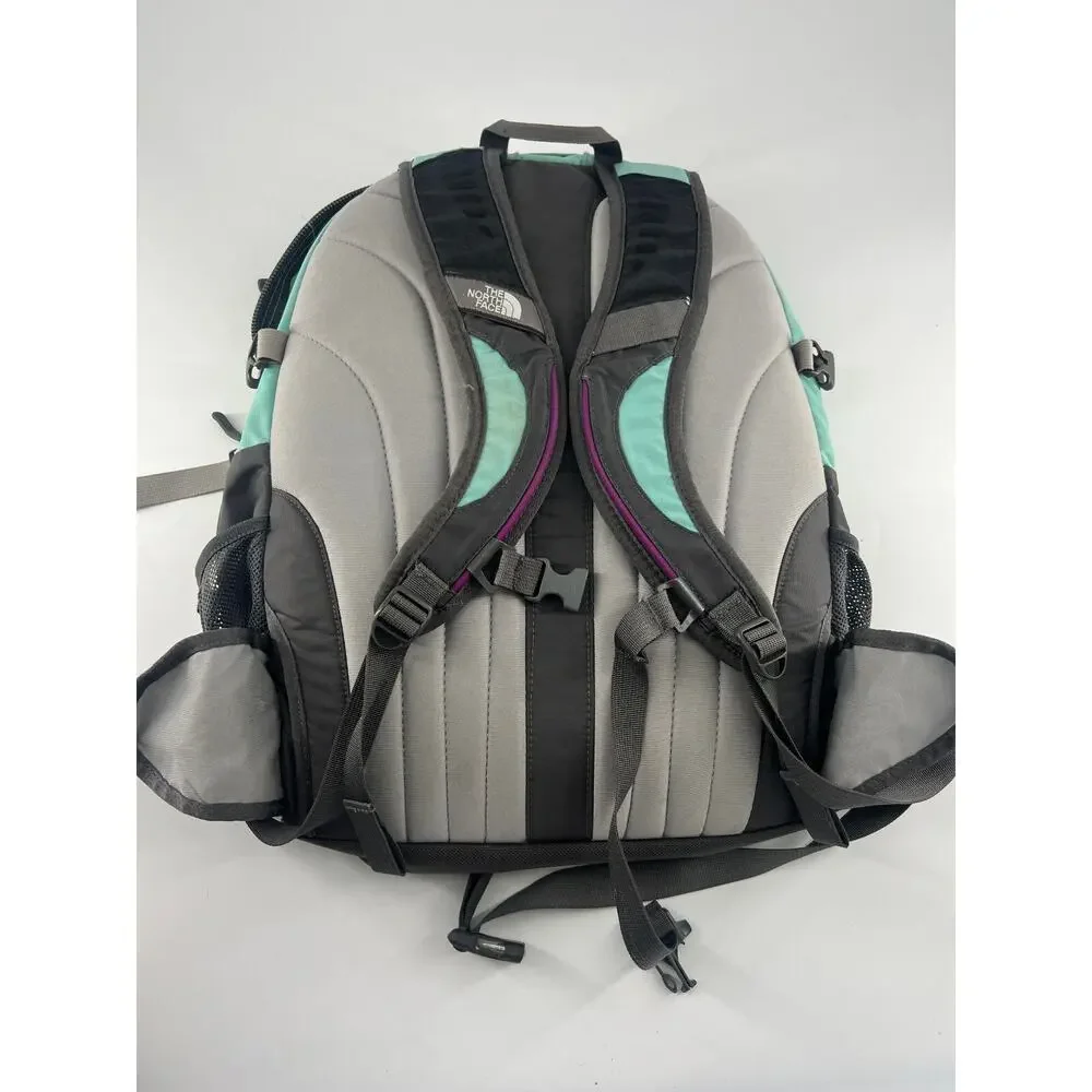 North Face Borealis Backpack Bag Adult Teal Blue Gray Zipper Laptop School